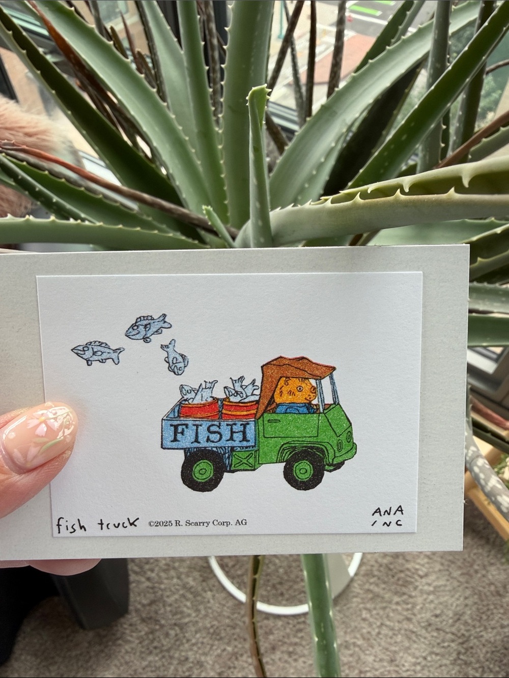 Inciardi x Richard Scarry Green Fish Truck